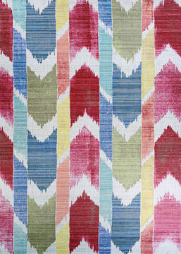 Couristan XANADU Multicolor Rectangle 5x7 ft Polyester Carpet 128719