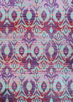 Couristan XANADU Purple Runner 6 to 9 ft Polyester Carpet 128756