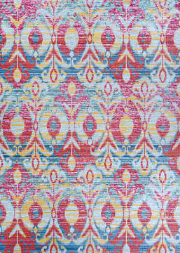 Couristan XANADU Red Rectangle 9x13 ft Polyester Carpet 128770