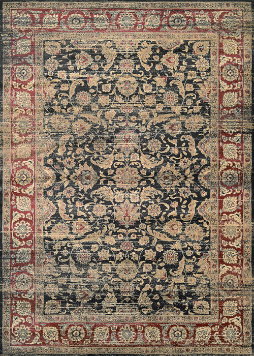 Couristan ZAHARA Black 53 X 76 Area Rug 11430330053076T 807-128780 Image 0