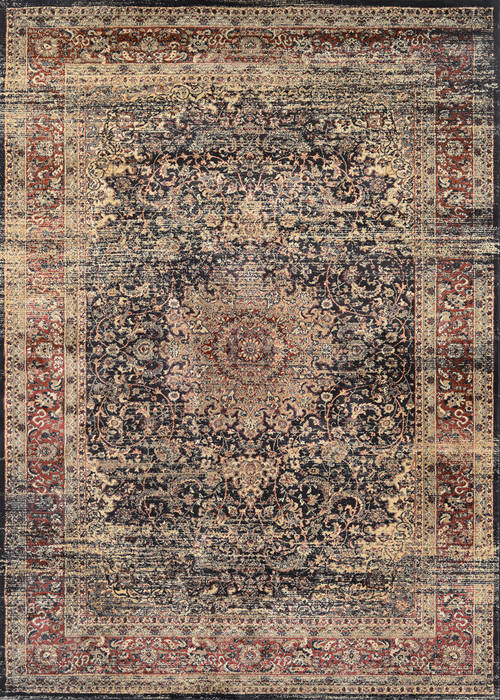 Couristan ZAHARA Black 20 X 37 Area Rug 04390330020037T 807-128813 Image 0
