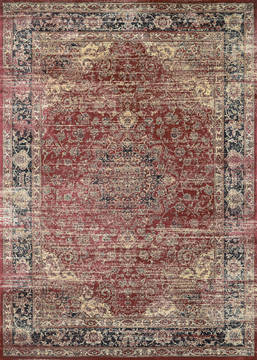 Couristan ZAHARA Red Runner 2'7" X 7'10" Area Rug 04280280027710U 807-128826