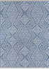 Couristan CLOVER Blue 90 X 120 Area Rug 40540404090120T 807-128835 Thumb 0