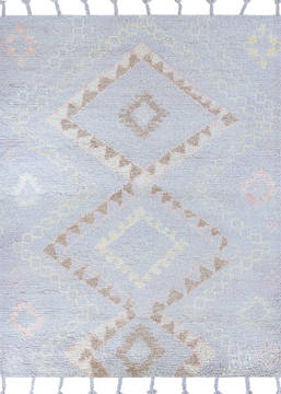 Couristan LIMA Blue Rectangle 2x4 ft Wool Carpet 128851