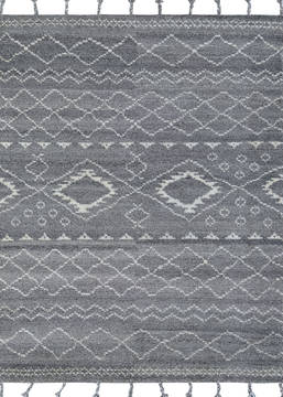 Couristan LIMA Grey Rectangle 4x6 ft Wool Carpet 128861
