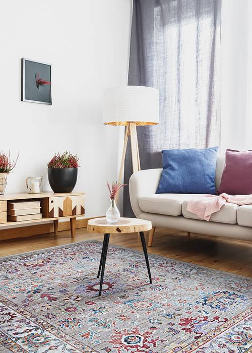 Couristan BLISS Purple Runner 26 X 710 Area Rug 75350973026710U 807-128991 Image 1