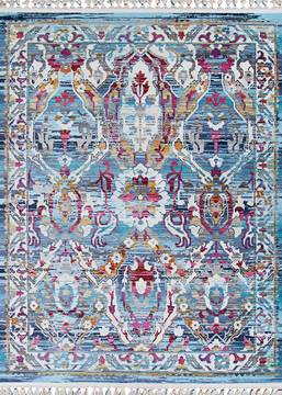 Couristan EVOLUTION Blue 5'3" X 7'10" Area Rug 46640669053710T 807-129018