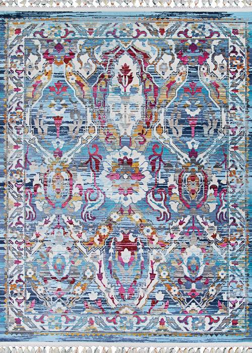 Couristan EVOLUTION Blue 910 X 130 Area Rug 46640669910130T 807-129020 Image 0