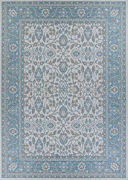 Couristan MARSEILLE Red Rectangle 5x8 ft Polypropylene Carpet 129025