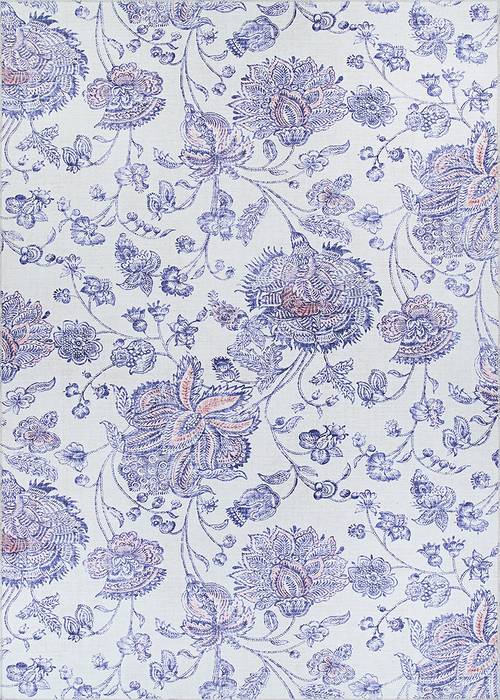 Couristan CALEDONIA Blue Runner 20 X 80 Area Rug 55615161020080U 807-129037 Image 0