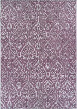 Couristan MARSEILLE Purple Runner 6 to 9 ft Polypropylene Carpet 129057