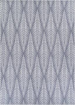 Couristan MARSEILLE Grey Rectangle 2x4 ft Polypropylene Carpet 129092