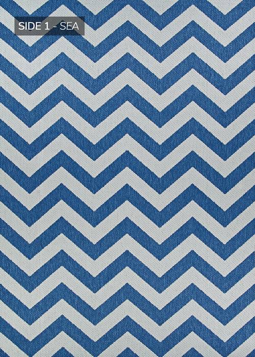 Couristan OUTDURABLE Blue 39 X 55 Area Rug R202SEDN039055T 807-129125 Image 0