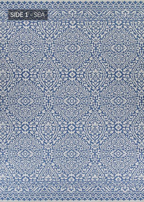 Couristan OUTDURABLE Blue Runner 23 X 119 Area Rug R209SEDN023119U 807-129166 Image 0