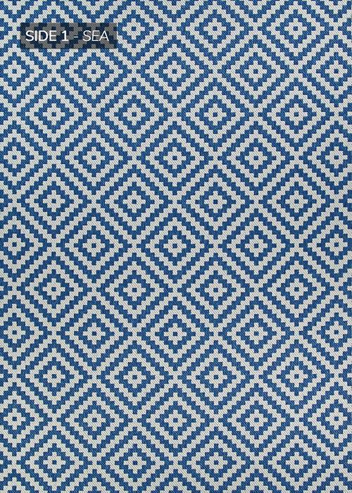 Couristan OUTDURABLE Blue Runner 23 X 710 Area Rug R205SEDN023710U 807-129177 Image 0