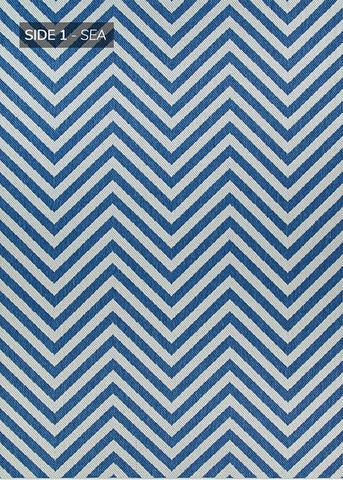Couristan OUTDURABLE Blue 76 X 109 Area Rug R203SEDN076109T 807-129193 Image 0