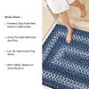 Homespice Ultra Durable Braided Rug Blue Runner 110 X 60 Area Rug 328656 816-129220 Thumb 4