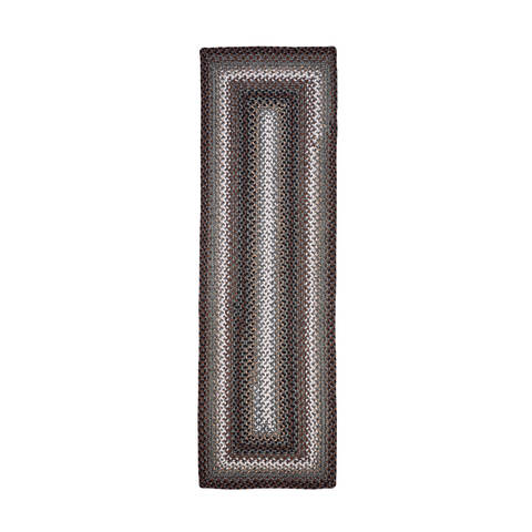 Homespice Ultra Durable Braided Rug Grey Runner 110 X 60 Area Rug 329189 816-129228 Image 0