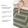 Homespice Ultra Durable Braided Rug Green Runner 110 X 60 Area Rug 329974 816-129239 Thumb 4