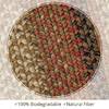 Homespice Jute Braided Rug Beige Oval 110 X 60 Area Rug 509048 816-129267 Thumb 2