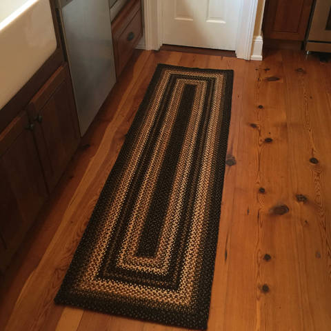 Homespice Jute Braided Rug Brown Oval 110 X 60 Area Rug 509215 816-129272 Image 1