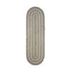 Homespice Jute Braided Rug Grey Oval 110 X 60 Area Rug 509697 816-129276 Thumb 0