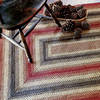 Homespice Jute Braided Rug Red Oval 110 X 60 Area Rug 509710 816-129278 Thumb 1