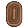 Homespice Jute Braided Rug Red Oval 110 X 60 Area Rug 509710 816-129278 Thumb 0