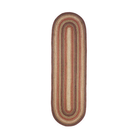 Homespice Jute Braided Rug Brown Oval 110 X 60 Area Rug 509802 816-129283 Image 0