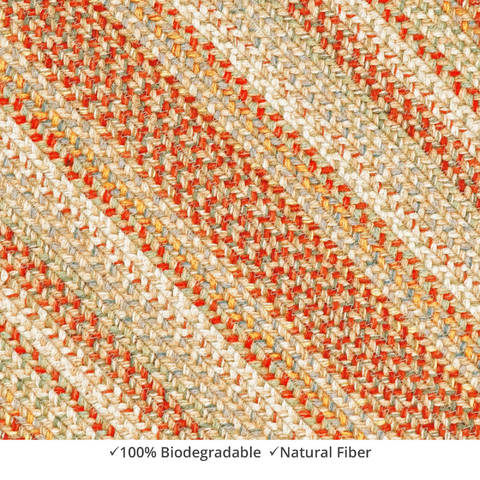 Homespice Jute Braided Rug Multicolor Runner 110 X 60 Area Rug 519795 816-129305 Image 1