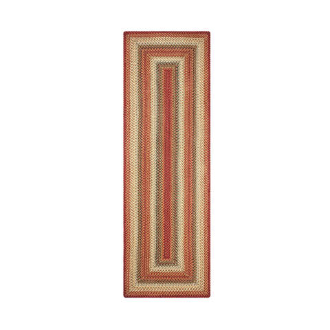 Homespice Ultra Wool Braided Rug Red Runner 110 X 60 Area Rug 719027 816-129311 Image 0