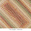 Homespice Wool Braided Rug Red Runner 110 X 60 Area Rug 828156 816-129325 Thumb 1