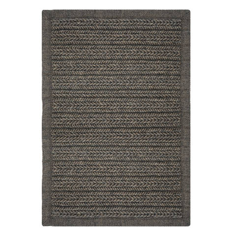 Homespice Ultra Durable Cable Weave Braided Rug Brown 18 X 26 Area Rug 311962 816-129349 Image 0