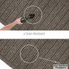 Homespice Ultra Durable Cable Weave Braided Rug Brown 18 X 26 Area Rug 311962 816-129349 Thumb 3