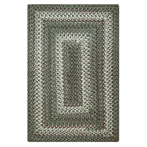 Homespice Ultra Durable Braided Rug Green 23 X 39 Area Rug 310873 816-129353 Image 0