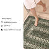 Homespice Ultra Durable Braided Rug Green Runner 26 X 90 Area Rug 308870 816-129371 Thumb 5