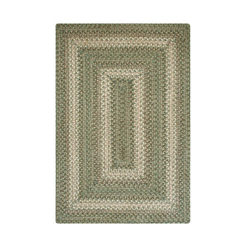 Homespice Jute Braided Rug Green 40 X 60 Area Rug 513823 816-129381 Image 0
