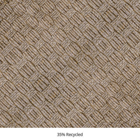 Homespice Ultra Durable Basket Weave Braided Rug Beige 50 X 80 Area Rug 314888 816-129387 Image 2