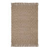 Homespice Ultra Durable Basket Weave Braided Rug Beige 50 X 80 Area Rug 314888 816-129387 Thumb 0