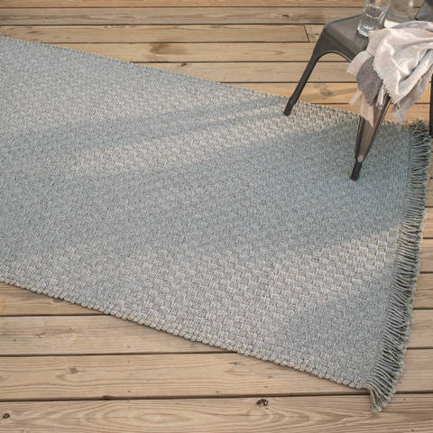Homespice Ultra Durable Basket Weave Braided Rug Grey 50 X 80 Area Rug 314918 816-129393 Image 1