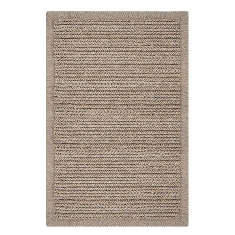 Homespice Ultra Durable Cable Weave Braided Rug Beige 60 X 90 Area Rug 315946 816-129403 Image 0