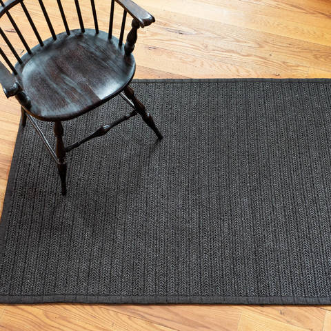 Homespice Ultra Durable Cable Weave Braided Rug Grey 40 X 60 Area Rug 313973 816-129407 Image 1