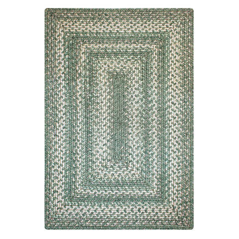 Homespice Ultra Durable Braided Rug Green 20 X 30 Area Rug 311993 816-129415 Image 0