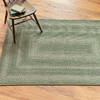 Homespice Ultra Durable Braided Rug Green 20 X 30 Area Rug 311993 816-129415 Thumb 1