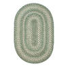 Homespice Ultra Durable Braided Rug Green Oval 23 X 39 Area Rug 300997 816-129424 Thumb 0