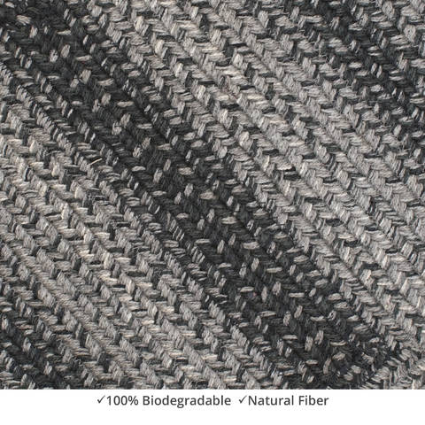 Homespice Jute Braided Rug Grey 23 X 39 Area Rug 512833 816-129441 Image 2