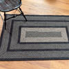 Homespice Ultra Durable Braided Rug Black 20 X 30 Area Rug 311290 816-129449 Thumb 1