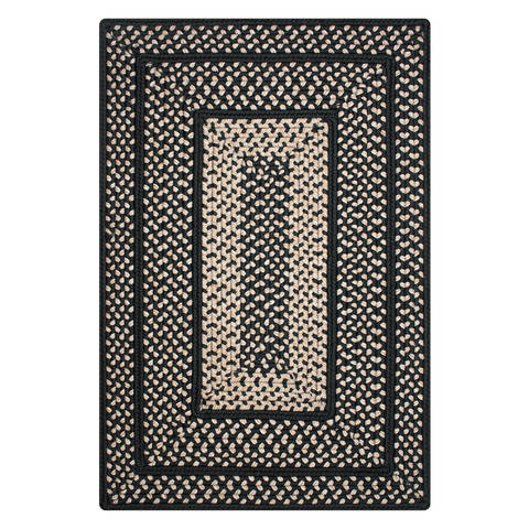 Homespice Ultra Durable Braided Rug Black Runner 26 X 90 Area Rug 318299 816-129456 Image 0