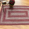 Homespice Ultra Durable Braided Rug Red 40 X 60 Area Rug 313300 816-129471 Thumb 1