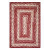 Homespice Ultra Durable Braided Rug Red 40 X 60 Area Rug 313300 816-129471 Thumb 0